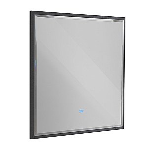 Зеркало Cezares CZR-SPC-INT-800-900-LED-TCH-WARM-TIT титан в ванную от интернет-магазине сантехники Sanbest