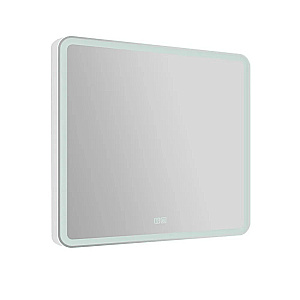Зеркало Belbagno 80 SPC-MAR-800-800-LED-3000K-TCH-WARM подсветка, сенсор, подогрев в ванную от интернет-магазине сантехники Sanbest