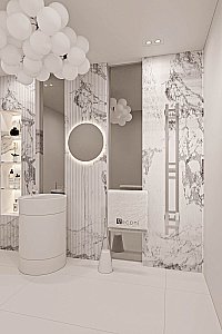 Полотенцесушитель электрический Veconi Еро E12010CH-A хром купить в интернет-магазине сантехники Sanbest