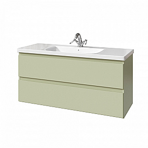 Тумба с раковиной Caprigo Forte 120 два ящика, цвет на выбор для ванной в интернет-магазине Sanbest