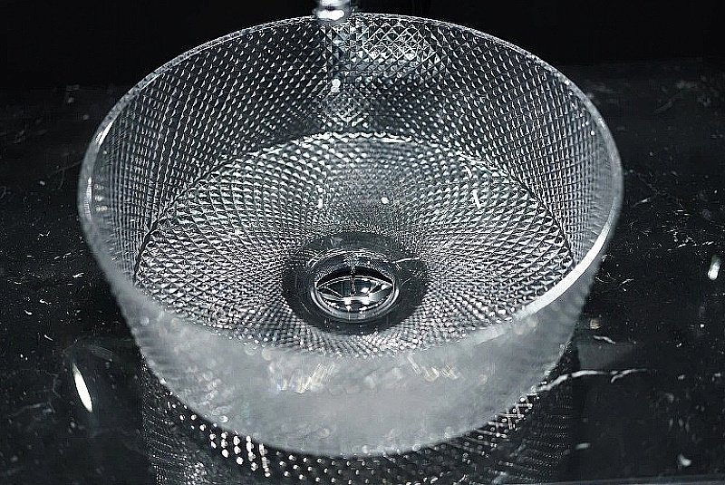 Раковина хрустальная Armadi Art Monaco 39 817-S серебро купить в интернет-магазине Sanbest