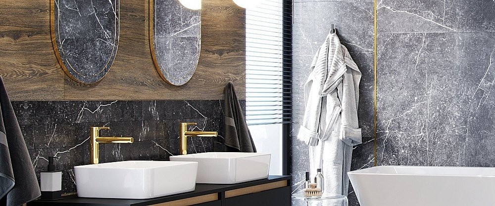 Смеситель для раковины Excellent Pi 1202 золото купить в интернет-магазине сантехники Sanbest