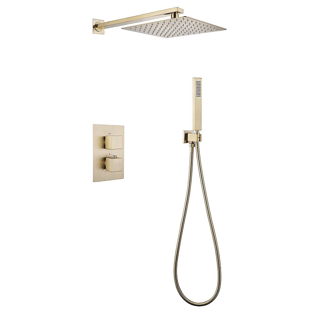 Душевая система Abber DAHEIM AF8251G золото матовое купить в интернет-магазине сантехники Sanbest