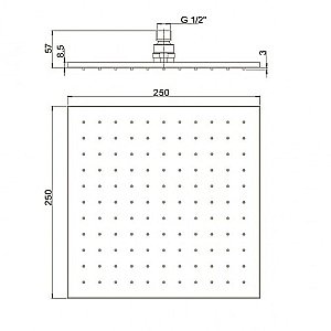 Душевая система PAINI Grazia 21CRSET26911BATHHEAD хром купить в интернет-магазине сантехники Sanbest