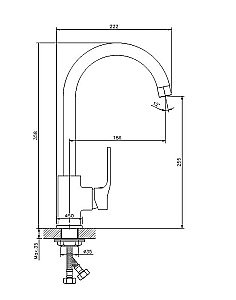 Смеситель для кухни Koller Pool Stream ST0500 купить в интернет-магазине сантехники Sanbest
