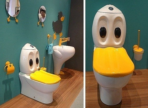 Унитаз детский CREAVIT DUCKY DC360-11 белый, с бачком купить в интернет-магазине Sanbest