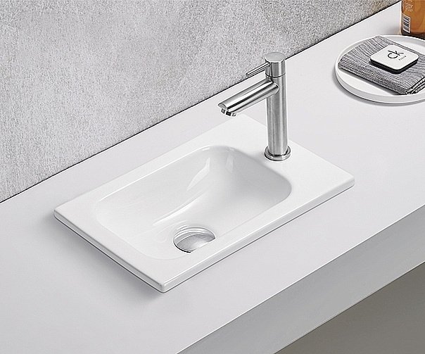 Раковина Gid Integrado 40,5 N3340 71170 белая купить в интернет-магазине Sanbest