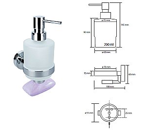 Диспенсер Bemeta Omega 104109182 купить в интернет-магазине сантехники Sanbest