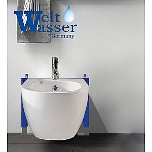 Биде с инсталляцией WeltWasser BAMBERG 480 BD+GELBACH 005 GL-WT белое купить в интернет-магазине Sanbest