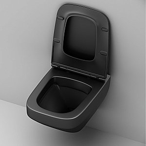 Унитаз подвесной AM.PM Inspire V2.0 C50A1700MBSC черный матовый, безободковый купить в интернет-магазине Sanbest