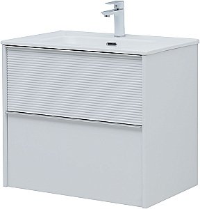 Тумба с раковиной Aquanet Вита 330476 70 белый матовый для ванной в интернет-магазине Sanbest