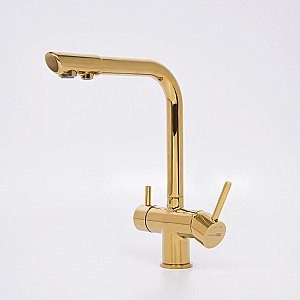 Смеситель для кухни WasserKRAFT A8377 глянцевое золото купить в интернет-магазине сантехники Sanbest