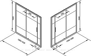 Шторка для ванны Aquanet Practic AE10-B-160H150U-CP купить в интернет-магазине Sanbest