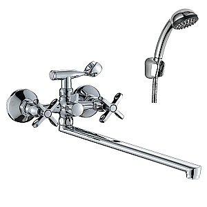 Смеситель для ванны Rossinka RS42-80 купить в интернет-магазине сантехники Sanbest