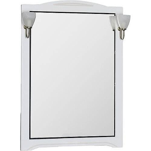 Зеркало Aquanet Луис 80 белое в ванную от интернет-магазине сантехники Sanbest