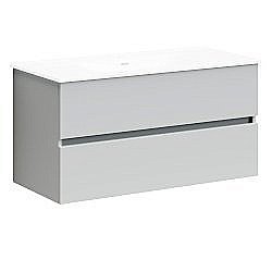 Тумба под раковину Sancos Urban UR100W белый глянец купить в интернет-магазине сантехники Sanbest