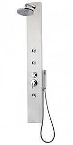 Душевая панель Leroy Silver Pro Spout CB купить в интернет-магазине сантехники Sanbest