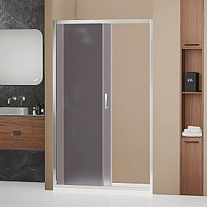 Душевая дверь RGW Passage PA-14 55 41081412-251 стекло матовый графит/профиль хром купить в интернет-магазине Sanbest