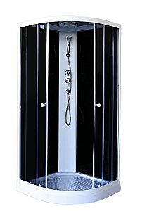 Душевая кабина Parly Classic EC1031, тонированное стекло, 100x100x210 см, белая купить в интернет-магазине Sanbest