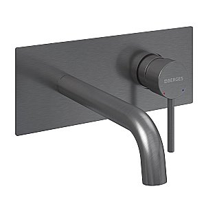 Смеситель для раковины BERGES VENTAS R 076015 оружейная сталь купить в интернет-магазине сантехники Sanbest