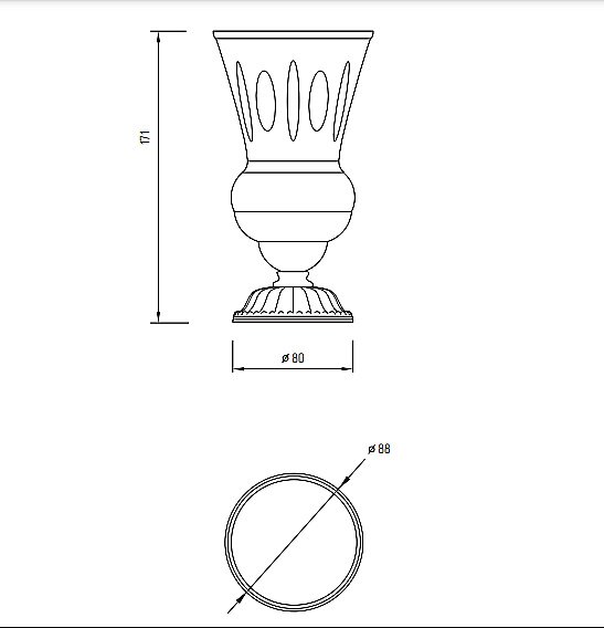 Стакан Migliore LUXOR 26124 золото купить в интернет-магазине сантехники Sanbest