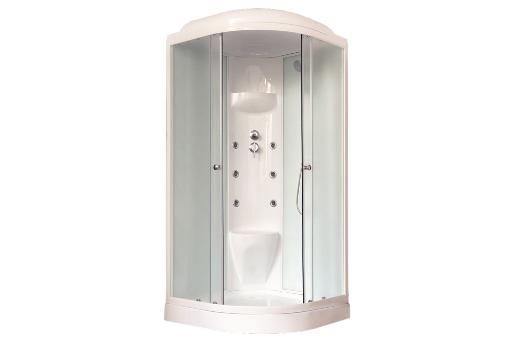 Душевая кабина Royal Bath RB90HK7-WC 90x90 профиль белый/стекло матовое купить в интернет-магазине Sanbest