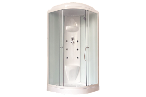 Душевая кабина Royal Bath RB90HK7-WC 90x90 профиль белый/стекло матовое купить в интернет-магазине Sanbest