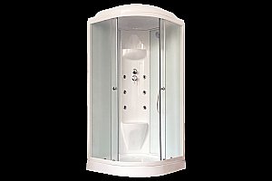 Душевая кабина Royal Bath RB90HK7-WC 90x90 профиль белый/стекло матовое купить в интернет-магазине Sanbest