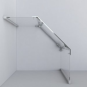 Душевой уголок Vincea Stresa VSP-1S100CLG 100x100 стекло прозрачное/профиль золото брашированное купить в интернет-магазине Sanbest