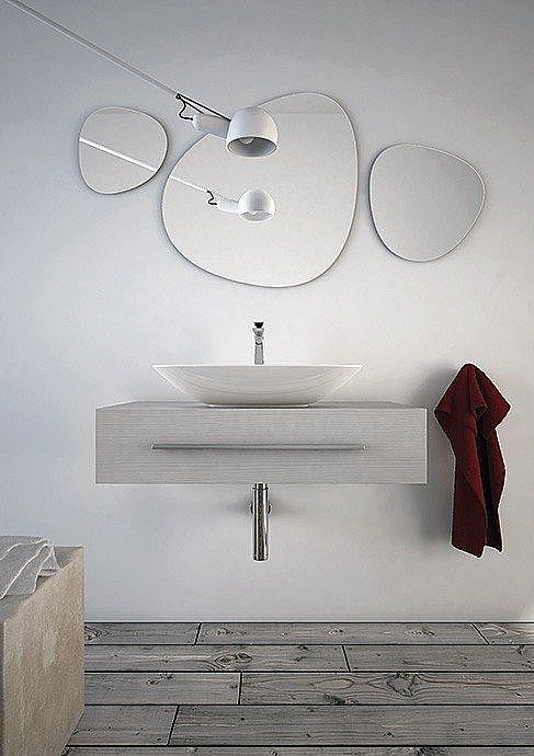 Раковина накладная Artceram PLETTRO 60 PTL001 01 00 bi белая купить в интернет-магазине Sanbest