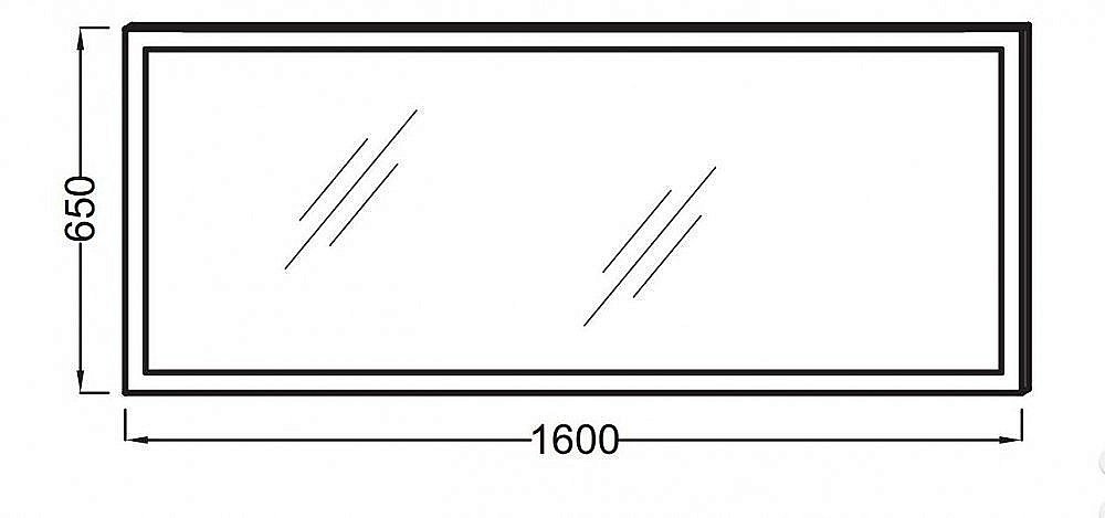 Зеркало с подсветкой Jacob Delafon EB1447-NF 160 в ванную от интернет-магазине сантехники Sanbest