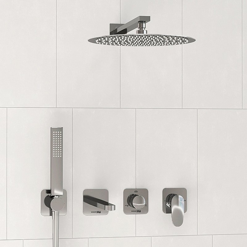 Душевая система WasserKRAFT Weida 3100 SET2840 хром купить в интернет-магазине сантехники Sanbest