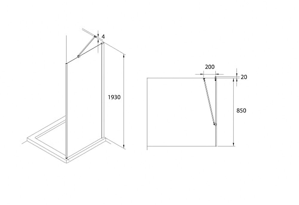 Душевой уголок Roca Capital 90x90 прозрачный купить в интернет-магазине Sanbest