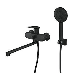 Смеситель для ванны Rush Nevis NE1735-51Black черный матовый купить в интернет-магазине сантехники Sanbest