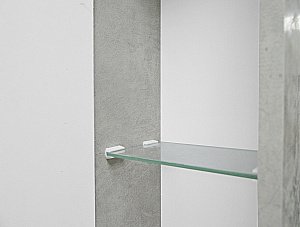 Зеркало со шкафом Loranto Florena 60 светлый бетон купить в интернет-магазине сантехники Sanbest