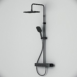 Душевая система AM.PM Func F078F222 черная купить в интернет-магазине сантехники Sanbest