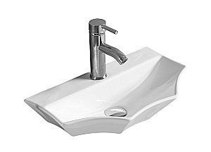 Раковина накладная SantiLine 48,5 SL-2004  белая купить в интернет-магазине Sanbest