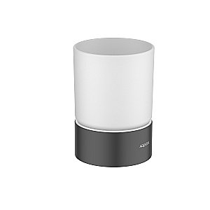 Стакан Aquatek Лира AQ4428MB стекло матовое/черный матовый купить в интернет-магазине сантехники Sanbest