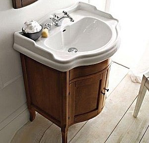 Раковина Kerasan Retro 70 104601*1 белая купить в интернет-магазине Sanbest