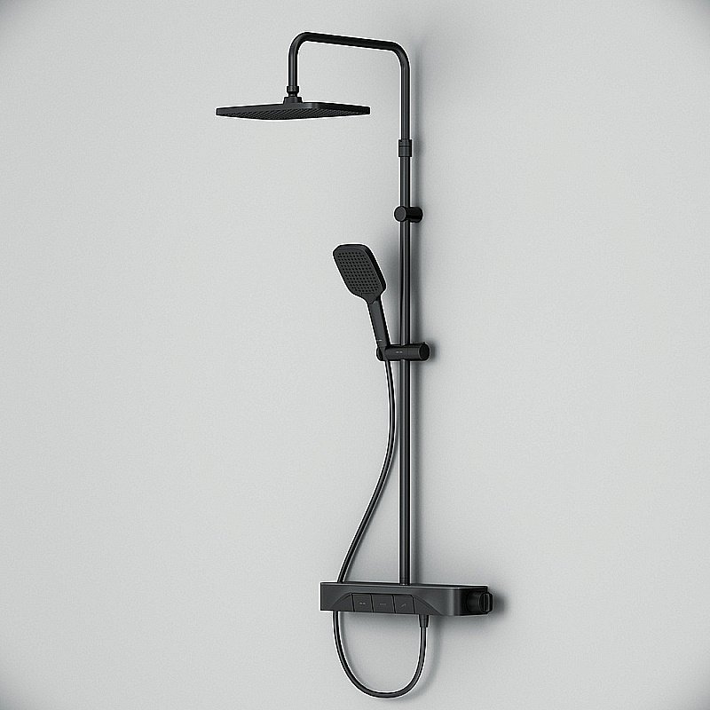 Душевая система AM.PM Func F078F222 черная купить в интернет-магазине сантехники Sanbest