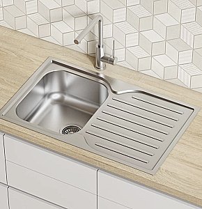 Кухонная мойка Iddis Strit STR78SDi77 78 сатин купить в интернет-магазине сантехники Sanbest