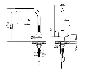 Смеситель для кухни Timo Saona 2356/03FL купить в интернет-магазине сантехники Sanbest