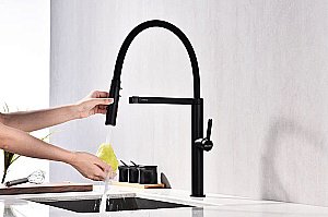 Смеситель для кухни Paulmark Leader Le214101-AN антрацит купить в интернет-магазине сантехники Sanbest