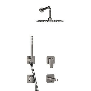Душевая система WasserKRAFT Spree 1400 SET2841 никель купить в интернет-магазине сантехники Sanbest