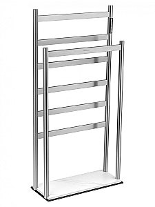 Полотенцесушитель электрический напольный WONZON & WOGHAND ESSEN, Брашированный никель (WW-A407-BR) купить в интернет-магазине сантехники Sanbest