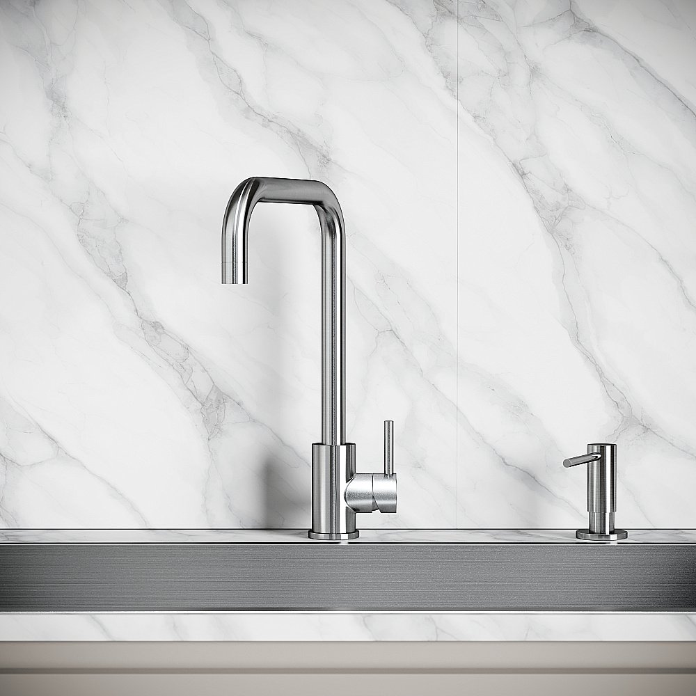 Смеситель для кухни Sancos Stainless SC12002SS нержавеющая сталь купить в интернет-магазине сантехники Sanbest