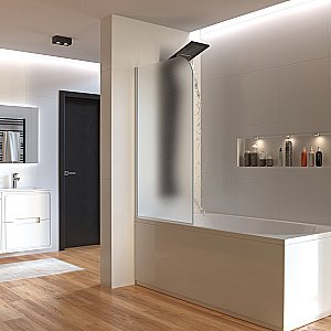 Душевая панель Taliente TA-G-A06B/Bb+s черная купить в интернет-магазине сантехники Sanbest