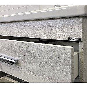 Тумба с раковиной Comforty Никосия 00-00005793 70 дуб белый для ванной в интернет-магазине Sanbest