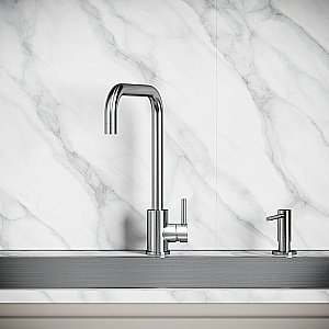 Смеситель для кухни Sancos Stainless SC12002SS нержавеющая сталь купить в интернет-магазине сантехники Sanbest