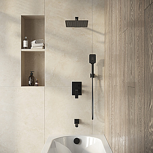 Душевая система Grossman Style 501.K35.05.210 черная матовая купить в интернет-магазине сантехники Sanbest